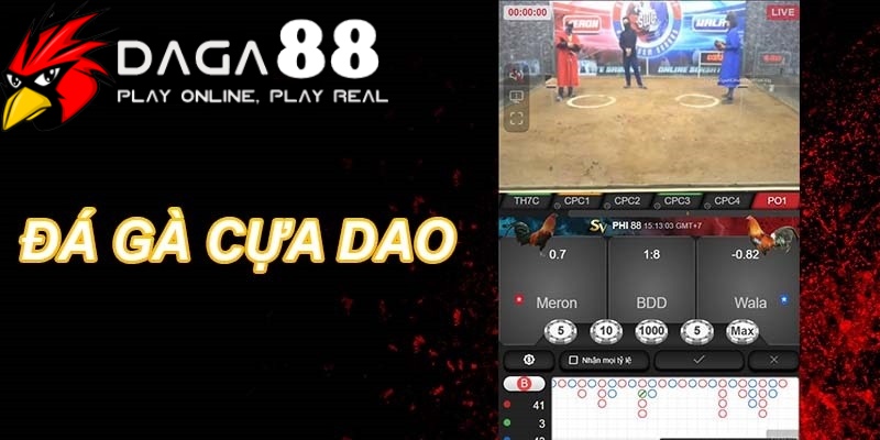 Web đá gà cựa dao online Daga88